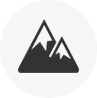 mountain card icon